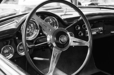 Ancona, İtalya - 23-2018 ayarla: eski araba Alfa Romeo Touring