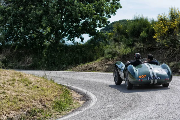 Pesaro Colle San Bartolo Itália Maio 2018 Aston Martin 1955 — Fotografia de Stock