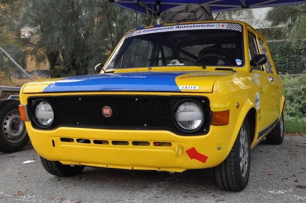 Pesaro Italy Ott 2018 Fiat 128 Coupe First Edition Race — Stock Photo, Image