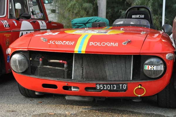 Pesaro Italia Ott 2018 Lancia Fulvia Barchetta Primera Edición Race — Foto de Stock