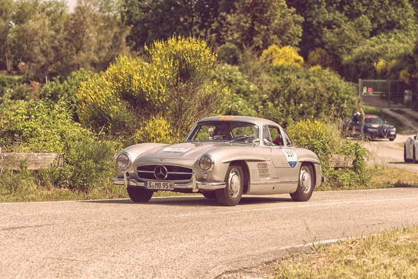 Pesaro Colle San Bartolo Italy 2018 Mercedes 300 Coupe 1955 — стоковое фото