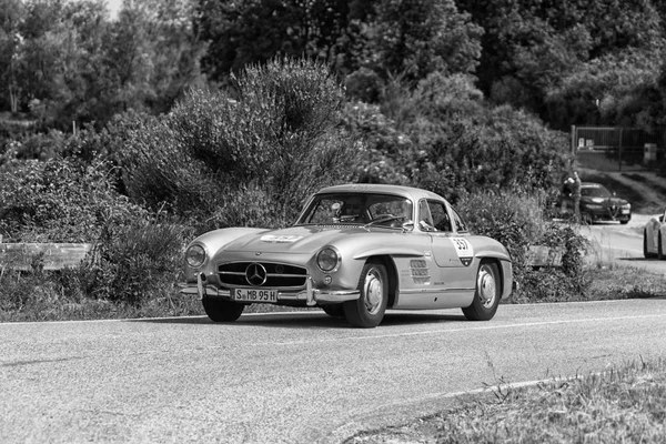 Pesaro Colle San Bartolo Italy 2018 Mercedes 300 Coupe 1955 — стоковое фото