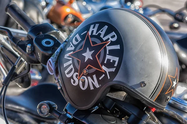 Пезаро Porto Італія Червень 2018 Роки Harley Davidson Байкери Пляж — стокове фото