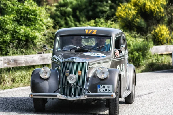 Pesaro 이탈리아 2018 Mille Miglia 2018 유명한 이탈리아 역사적인 1927 — 스톡 사진