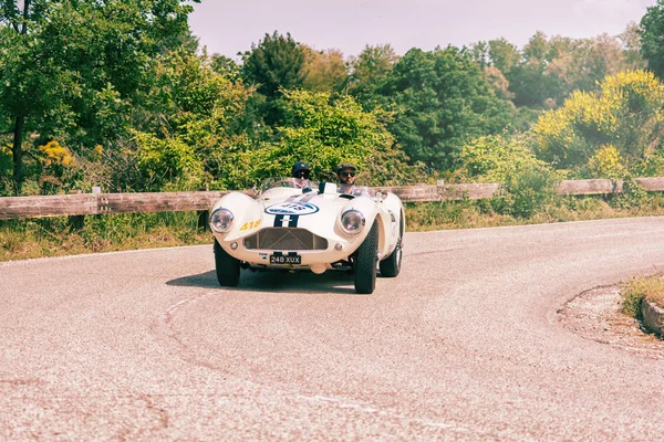 Pesaro Colle San Bartolo Itálie Květen 2018 Aston Martin 1955 — Stock fotografie