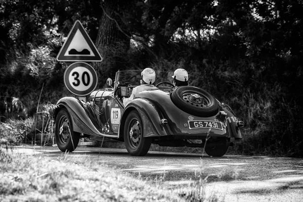 Gola Del Furlo Italia Mayo Frazer Nash 328 1937 Viejo — Foto de Stock