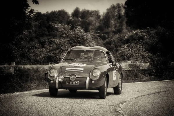 Pesaro Colle San Bartolo ตาล พฤษภาคม 2018 Abarth Fiat 750 — ภาพถ่ายสต็อก