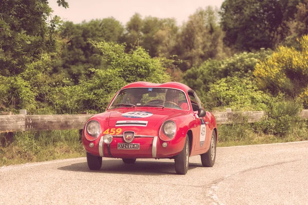 Pesaro Colle San Bartolo Itália Maio 2018 Abarth Fiat 750 — Fotografia de Stock