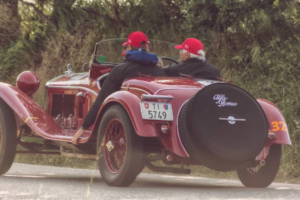 Πέζαρο Colle San Bartolo Ιταλία Μάιος 2018 Alfa Romeo 1750 — Φωτογραφία Αρχείου