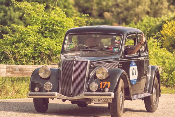 Pesaro 이탈리아 2018 Mille Miglia 2018 유명한 이탈리아 역사적인 1927 — 스톡 사진