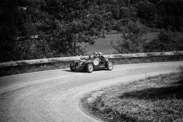 Pesaro 이탈리아 2018 Mille Miglia 2018 유명한 이탈리아 역사적인 1927 — 스톡 사진