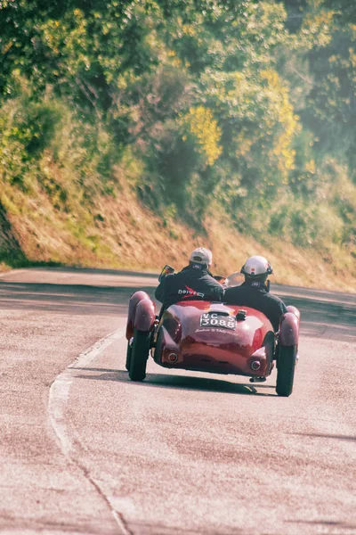 Pesaro 이탈리아 2018 Mille Miglia 2018 유명한 이탈리아 역사적인 1927 — 스톡 사진