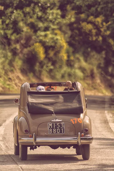 Pesaro Colle San Bartolo Włochy Może 2018 Fiat 500 1951 — Zdjęcie stockowe