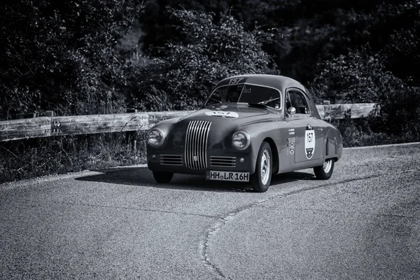 Pesaro Colle San Bartolo Italy May 2018 Fiat 1100 Berlinetta — Stock Photo, Image