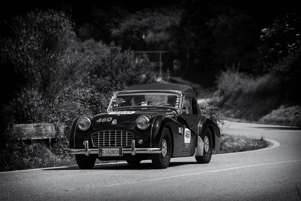 Pesaro Colle San Bartolo Italia Mayo 2018 Triumph Sports 1957 — Foto de Stock