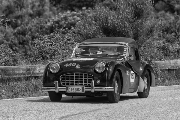 Pesaro Colle San Bartolo Itálie Květen 2018 Triumph Sportovní 1957 — Stock fotografie
