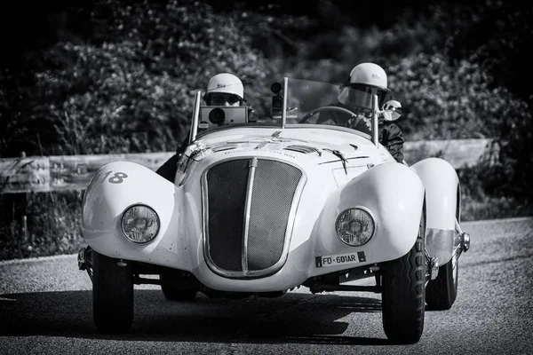 Pesaro 이탈리아 2018 자동차 경주에 피아트 1500 스포츠 1937 Mille — 스톡 사진