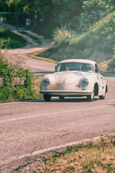 Пезаро Колле Сан Брат Італії Може 2018 Роки Porsche 356 — стокове фото