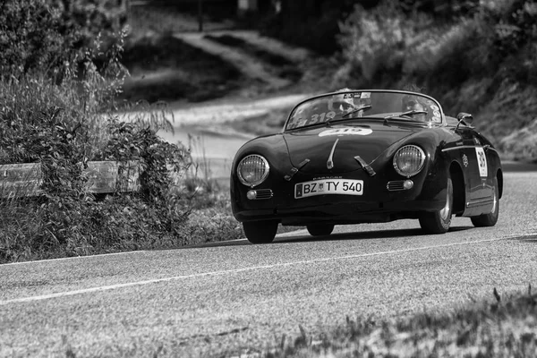 Pesaro Colle San Bartolo Talya Mayıs 2018 Porsche 356 1500 — Stok fotoğraf