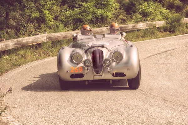 Pesaro Colle San Bartolo Italië Mei 2018 Jaguar 120 Competitie — Stockfoto