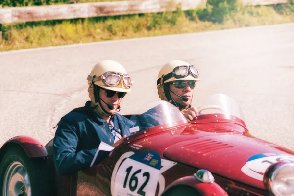 Pesaro Colle San Bartolo Itálie Květen 2018 Faccioli Fiat 750 — Stock fotografie