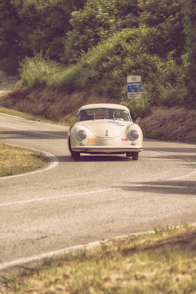 Pesaro Colle San Bartolo Olaszország Május 2018 Porsche356 1500 Super1953 — Stock Fotó