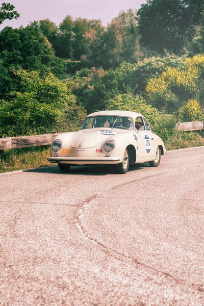 Pesaro Colle San Bartolo Italy 2018 Porsche356 1500 Super1953 Старом — стоковое фото