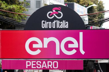 Pesaro İtalya - 19 Mayıs 2019 : İtalya Bisiklet Bisiklet I.Ş.'nin 102.