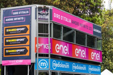 Pesaro İtalya - 19 Mayıs 2019 : İtalya Bisiklet Bisiklet I.Ş.'nin 102.