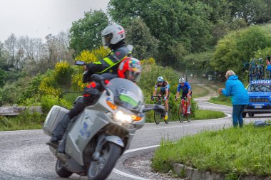 Pesaro İtalya - 19 Mayıs 2019 : İtalya Bisiklet Bisiklet I.Ş.'nin 102.