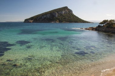İtalya Sardinya cala moresca defne aranci Körfezi'nde
