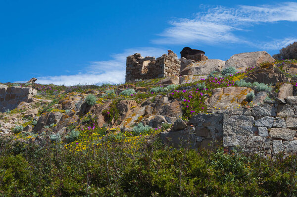 Fortezza Bastiani fortification Caprera Island Sardinia Italy