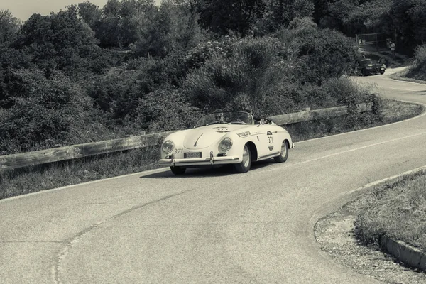 Pesaro Colle San Bartolo Itálie Květen 2018 Porsche 356 1500 — Stock fotografie