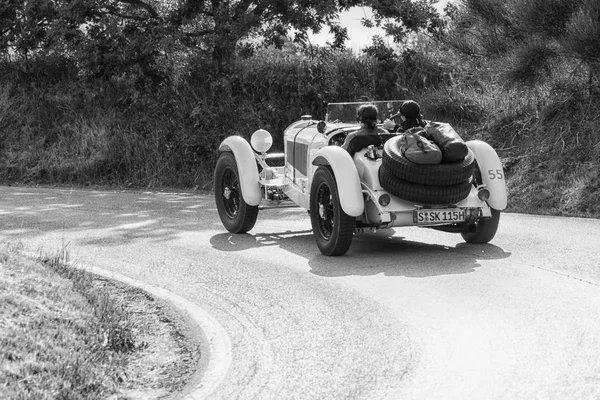 Mercedes Benz 710 Ssk 1928 Old Racing Car Rally Mille — Stock Photo, Image