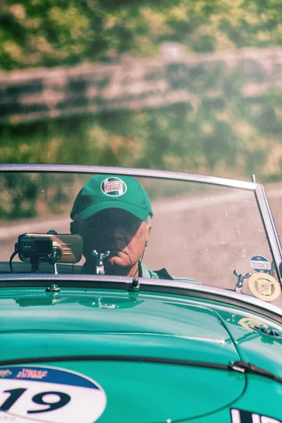 Pesaro Colle San Bartolo Italia Mayo 2018 1955 Viejo Coche —  Fotos de Stock