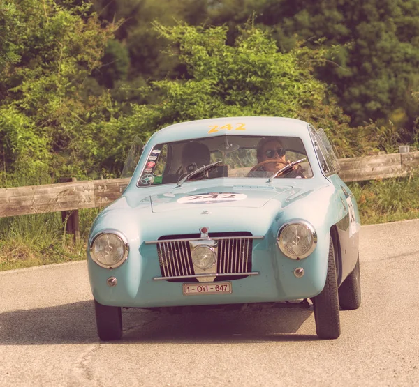 Zagato Fiat 1100 Berlinetta 1952 Old Racing Car Rally Mille — Stock Photo, Image