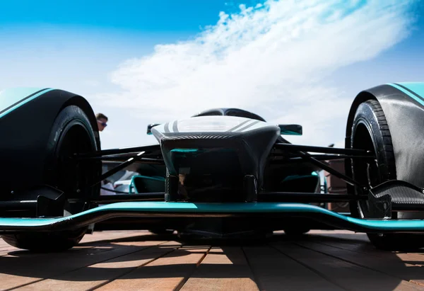Порто Церво Италия Августа 2019 Полностью Электрический Автомобиль Jaguar Fia — стоковое фото