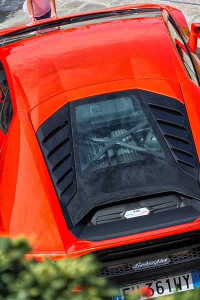 Porto Cervo Olaszország Augusztus 2019 Sportkocsi Lamborghini Porto Cervo — Stock Fotó