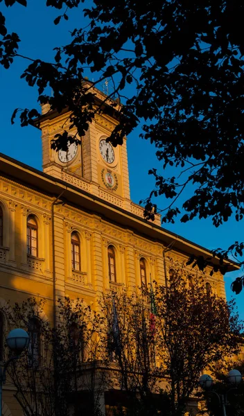 Eigene Halle Der Cattolica Bei Sonnenuntergang Riviera Romagnola Rimini — Stockfoto