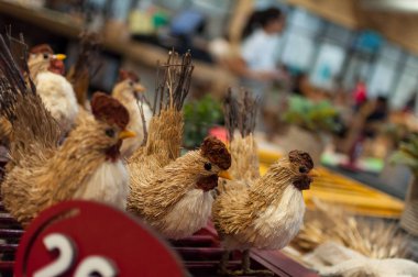 Bologna / İtalya - 24 Eylül 2019: iç tasarım Fico Eataly World. Fico, dünyanın en büyük lerinden biri olan tarım salağını ve gastronomiyi adamıştır.