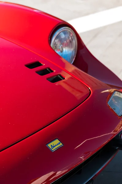 Pesaro Itália Set 2019 Ferrari Dino Carro Corrida Antigo Rali — Fotografia de Stock