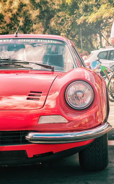 Pesaro Italien Set 2019 Ferrari Dino Auf Einem Alten Rennwagen — Stockfoto