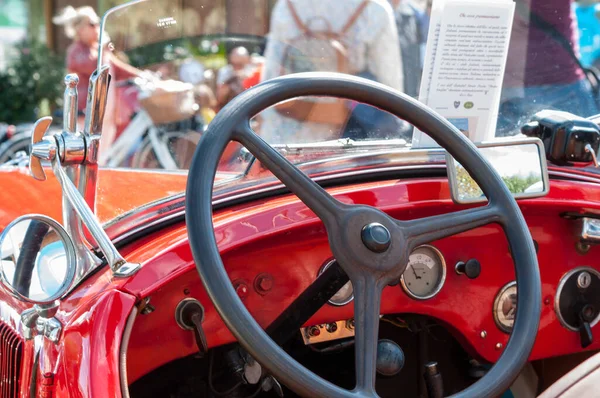Pesaro Talya Set 2019 Fiat Balilla Convertibile Old Car Exposition — Stok fotoğraf