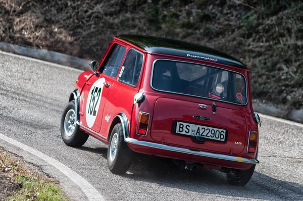 Pesaro Colle San Bartolo Italy Ott 2019 Morris Mini Cooper — Stock Photo, Image