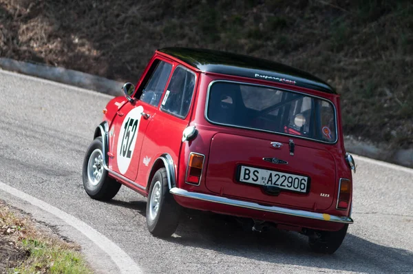 Pesaro Colle San Bartolo Itália Ott 2019 Morris Mini Cooper — Fotografia de Stock