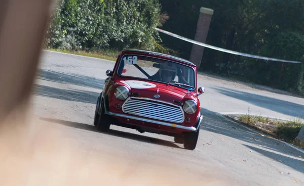 Pesaro Colle San Bartolo Italia Ott 2019 Morris Mini Cooper — Foto Stock