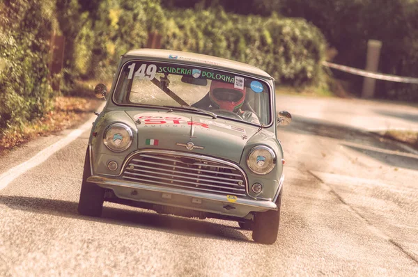 Pesaro Colle San Bartolo Itália Ott 2019 Morris Mini Cooper — Fotografia de Stock