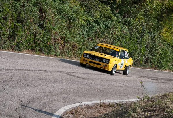 Pesaro Colle San Bartolo Itália Ott 2019 Fiat 131 Abarth — Fotografia de Stock