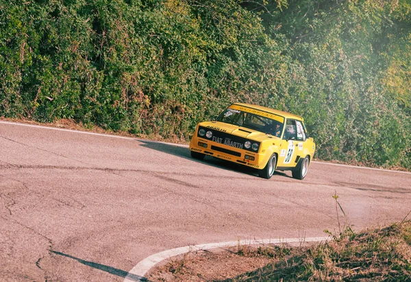 Pesaro Colle San Bartolo Talya Ott 2019 Fiat 131 Abarth — Stok fotoğraf