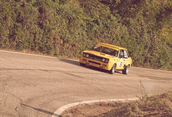 Pesaro Colle San Bartolo Italy Ott 2019 Fiat 131 Abarth — 图库照片